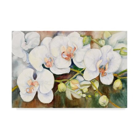 Trademark Fine Art Joanne Porter 'Stem Of Orchids' Canvas Art, 16x24 ALI30317-C1624GG